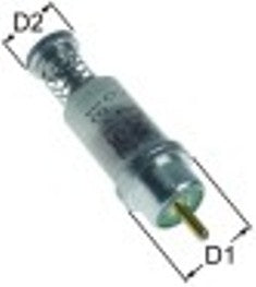 gruppo magnetico l 35mm d1 diametro  12,5mm d2 diametro  8,5mm adattabile a sabaf