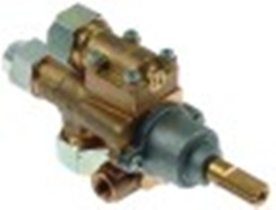 rubinetto del gas pel tipo 22s/o entrata gas m20x1,5 (tubo diametro  7/16")