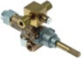 rubinetto del gas pel tipo 21s entrata gas m16x1,5 (tubo diametro  10mm) by-pass diametro  0mm