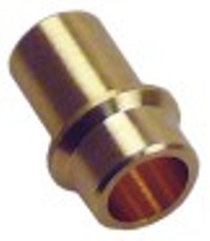 boccola l 17,5mm d1 diametro  9mm d2 diametro  10mm ottone