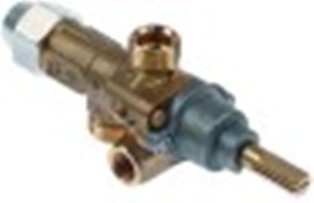 rubinetto del gas pel tipo 21s entrata gas m16x1,5 (tubo diametro  10mm) by-pass diametro  0,55mm