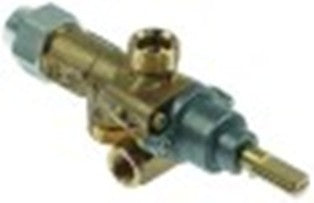 rubinetto del gas pel tipo 21s entrata gas m16x1,5 (tubo diametro  10mm) by-pass diametro  0,6mm