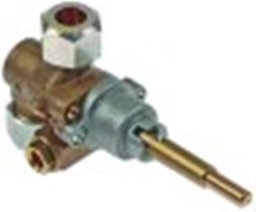 rubinetto del gas pel tipo 21n entrata gas m16x1,5 (tubo diametro  10mm) by-pass diametro  0mm