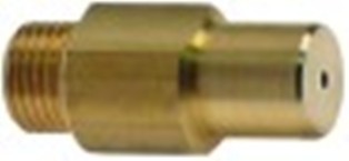 ugello del gas filetto m10x1 ch 11 foro diametro  1,9mm interno appuntito