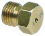 ugello del gas filetto m7x0,75mm ch 8 foro diametro  1mm