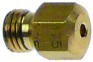 ugello del gas filetto m6x0,75 ch 7 foro diametro  1,75mm