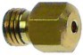 ugello del gas filetto m6x0,75 ch 7 foro diametro  1,95mm