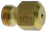 ugello del gas filetto m6x0,75 ch 7 foro diametro  1,07mm