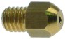 ugello del gas filetto n.12 unf indice 210 foro diametro  1,3mm gas liquido ch 6 l 12mm