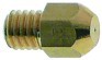 ugello del gas filetto n.12 unf indice 20 foro diametro  0,4mm gas liquido ch 6 l 12mm