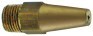 ugello del gas filetto 1/8" ch 10 foro diametro  2,38mm indice 2.38 con. 2 pz