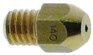 ugello del gas filetto n.12 unf indice 140 foro diametro  1,05mm gas liquido ch 6 l 12mm