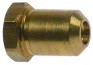 ugello del gas filetto m8 indice 50 ch 13 foro diametro  1,6mm l 18mm gas naturale/gpl
