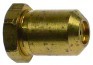 ugello del gas filetto m8 indice 55 ch 13 foro diametro  1,24mm l 18,5mm gas naturale/gpl