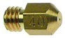 ugello per bruciatore pilota gas naturale foro diametro  0,4mm indice 40 filetto 7/32" (28g) ch 6