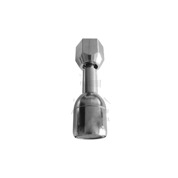  LANCIA ACQUA INOX CON FRANGIACQUA E DADO 1/8'' F CROMATO NSF, LUNGA, AERATORE IN POM -SENZA TUBO 