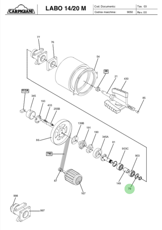 ANELLO - CARPIGIANI  LABO 14/20 M