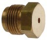 ugello del gas filetto m13x1 foro diametro  4mm ch 13