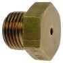 ugello del gas filetto 1/8" ch 13 foro diametro  1,7mm ottone indice 1,7