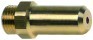 ugello del gas filetto m10x1 foro sfera diametro  0,88mm l 30mm ch 12