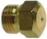 ugello del gas filetto m10x1 ch 11 foro diametro  1,7mm 4500w gas di città pressione del gas 110mbar