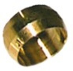 anello bicono per tubo diametro  12mm l 9,5mm ottone con. 1 pz