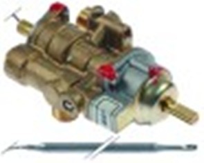 termostato gas pel tipo 25st 100-200°c entrata gas m16x1,5 (tubo diametro  10mm) by-pass diametro  0,35mm