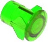gemma portalampada dimensioni di montaggio diametro 13mm verde con. 10 pz con adattatore rotondo