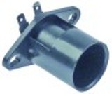 portalampada attacco e14 250v diametro  26mm l 37mm attacco faston maschio 4,8mm