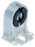 portalampada attacco g13 l 37,5mm lar. 28,5mm con. 1 pz per lampade fluorescenti