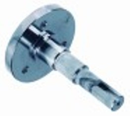 albero di comando d1 diametro  29mm per spirale impastatrice diametro  20mm con flangia