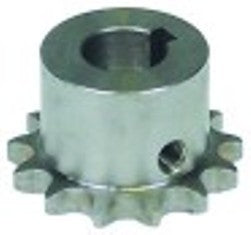 pignone per catene din/iso 06 b-1 divisione 3/8" denti 13 sede albero diametro  15mm h 25mm nt05-10