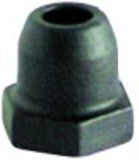 ghiera filetto m10x1 h 16mm ch 16 plastica conf. 1 pz