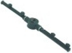 braccio di risciacquo l 375mm ugelli 4 incasso diametro  14mm pos. di montaggio superiore
