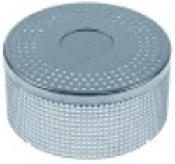filtro rotondo diametro  125mm h 59mm inox