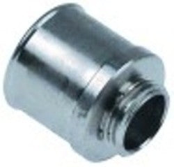 attacco per tubo filetto 1/2" manicotto diametro  30mm int. diametro  16mm lungh. man. 28mm lungh. totale 35mm