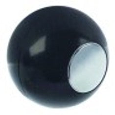 manopola sferica diametro  30mm foro diametro  6x4,6mm grigio/cromo