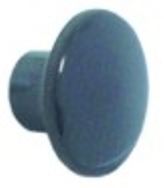 manopola a fungo filetto m6 maniglia diametro  30mm l 23mm plastica nero