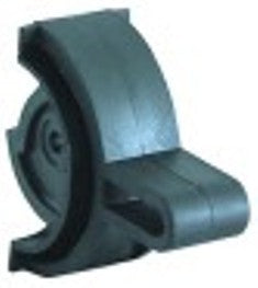manopola a leva vapore/acqua plastica nero