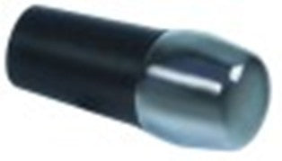 manopola a leva diametro  22mm l 50mm filetto m8x1,25 nero/cromo