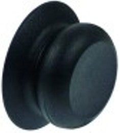 maniglia per coperchi con vite filetto m5 maniglia diametro  48mm l 28mm nero