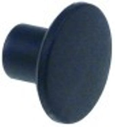 manopola a fungo filetto m6 maniglia diametro  26mm diametro  17mm l 17mm plastica nero opaco