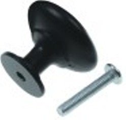 manopola a fungo con vite filetto m4 maniglia diametro  28mm l 24mm nero per coperchio