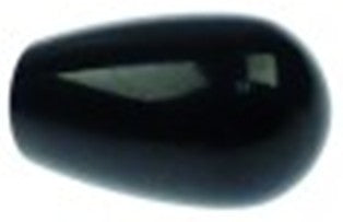 maniglia conica filetto m10 diametro  26mm l 42mm plastica nero