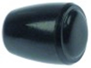 maniglia conica filetto m6 diametro  29mm l 37,5mm plastica nero