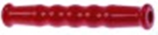 maniglia conica diametro  26mm foro diametro  12mm l 155mm plastica rosso per stampo per cialde
