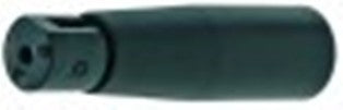 maniglia ripiegabile diametro  26mm lungh. totale 100mm alloggiamento diametro  20mm filetto m6 con spina l 100mm