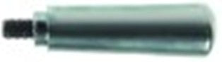 maniglia conica diametro  26mm lungh. totale 97mm filetto m10 alluminio l1 82mm l2 15mm l 82mm