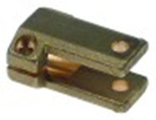 supporto l 41mm lar. 26mm int. diametro  16,5mm ottone