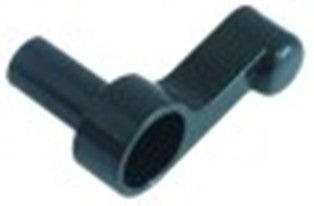 manopola a leva plastica nero